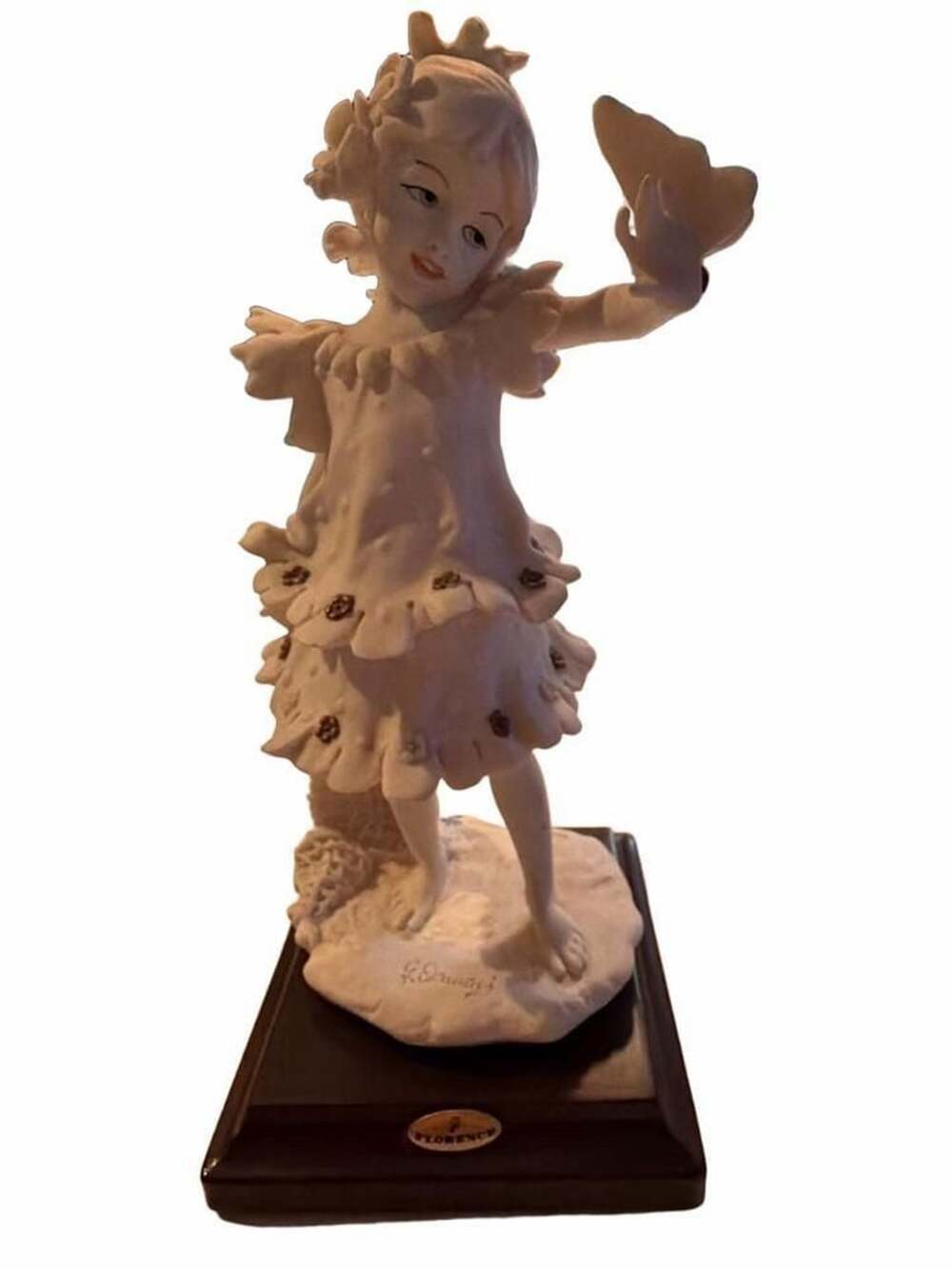 Giuseppe Armani Butterfly Encounter Figurine 1986
